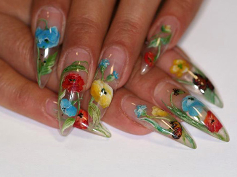 Особенности аквариумного дизайна ногтей (фото). актуальный аквариумный дизайн ногтей на фото — во всём своём разнообразии