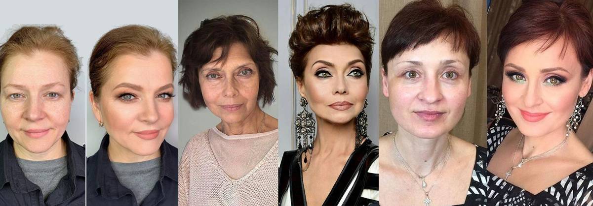 Макияж для женщин после 50 лет, который молодит - делаем пошагово с фото и видео | top100beauty