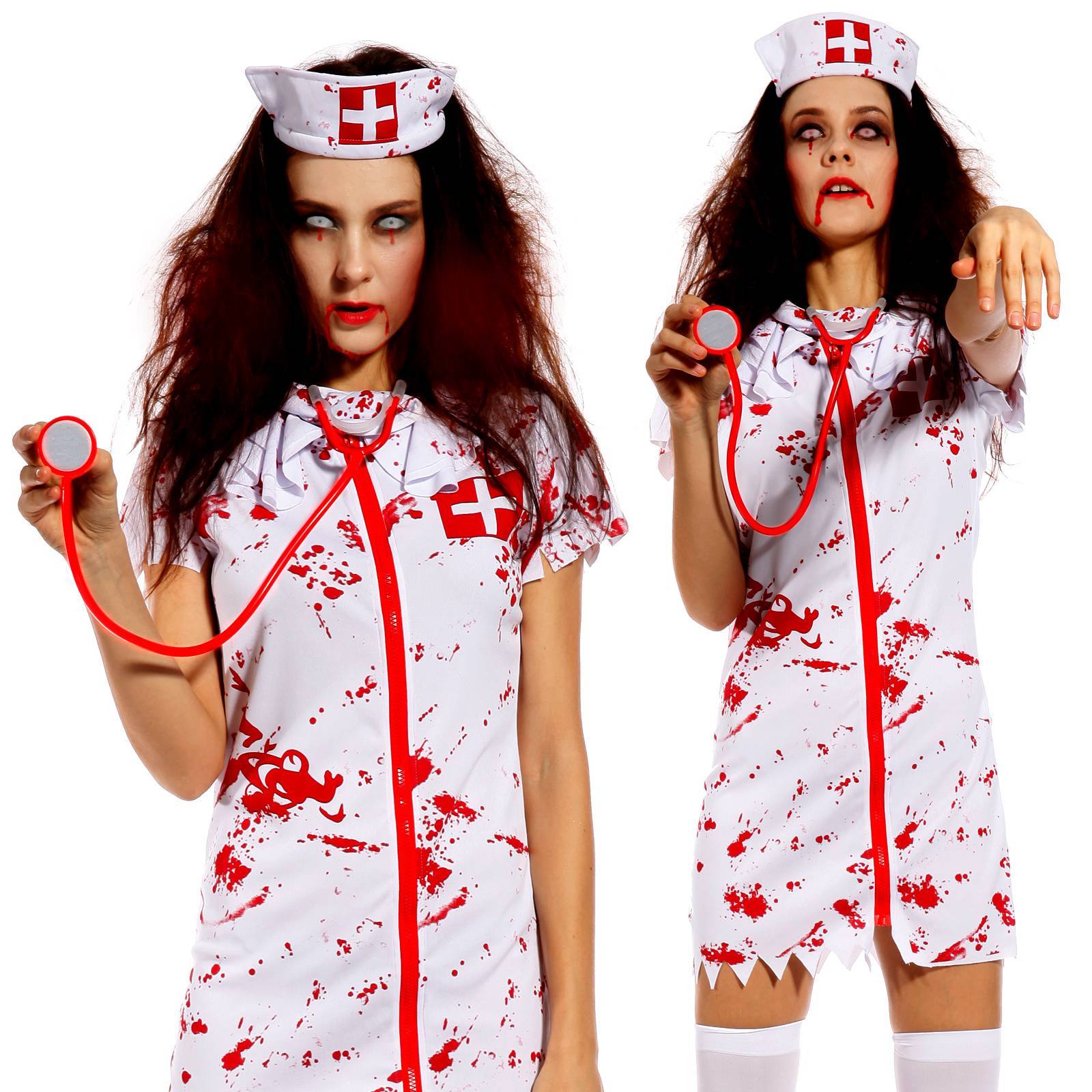 Создаём макияж медсестры на Хэллоуин