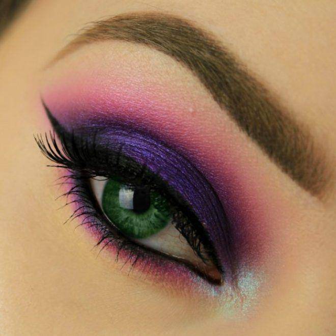 Фиолетовые тени - фото и макияж | портал для женщин womanchoice.net