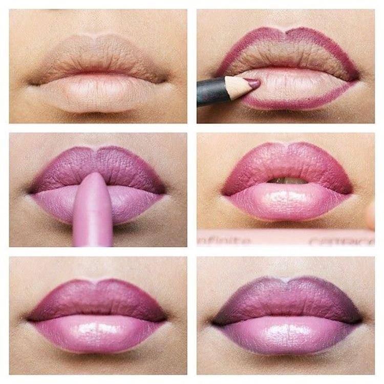 Как красить губы. как накрасить губы карандашом без помады | школа красоты