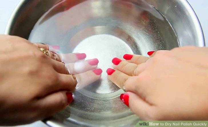 Как быстро высушить гель лак на ногтях без фена, утюжка, лампы в домашних условиях