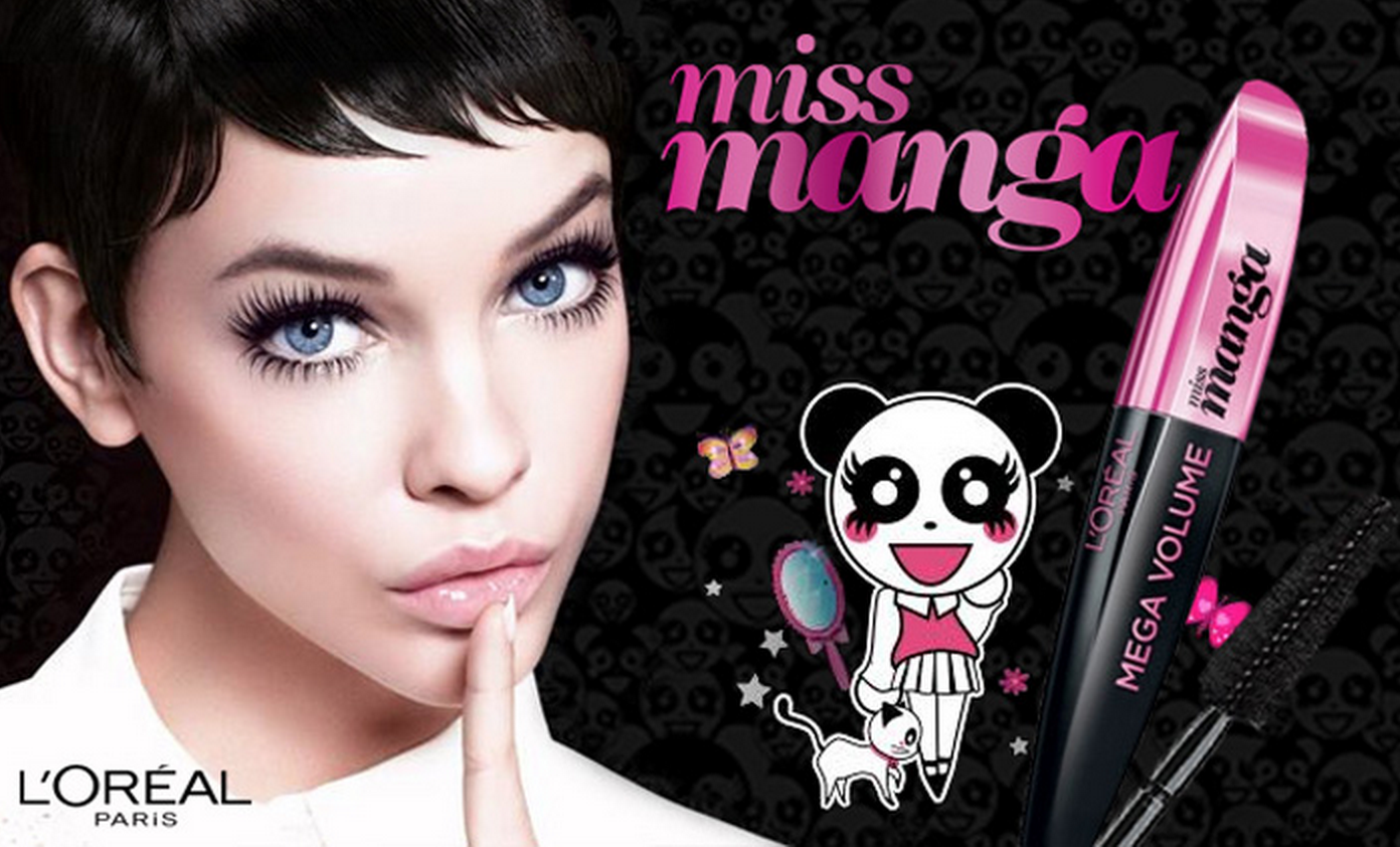 Тушь Мисс Манга, создаем смелый макияж Miss Manga