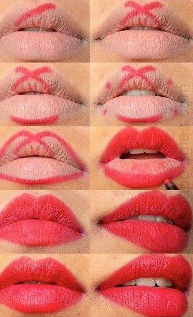 Красим губы правильно