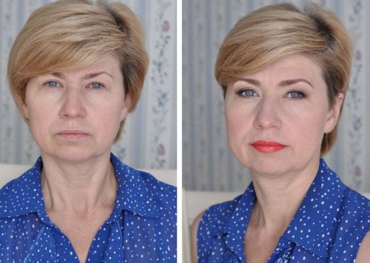 Лифтинг-макияж – возрастной make up для женщин