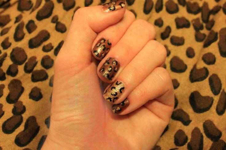 Разновидности леопардового маникюра на длинные и короткие ногти