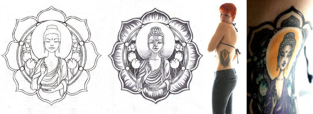 Буддийские татуировки, их значение. фото обереги, эскизы, символы в буддийском стиле на ногах, руках