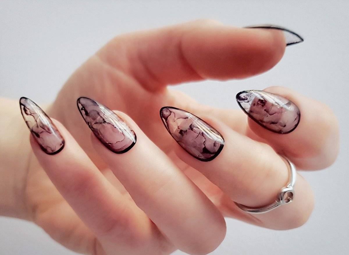 "прозрачный" маникюр: фото, модные идеи дизайна ногтей