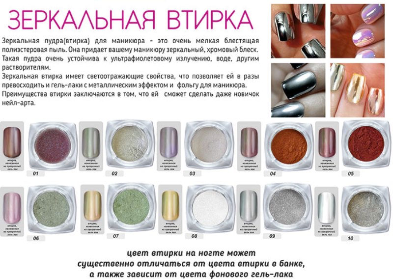 Сложно ли делается зеркальная втирка для ногтей? — modnail.ru — красивый маникюр