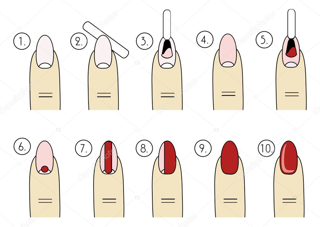 Маникюр на короткие широкие ногти на руках: как визуально скорректировать форму ногтевой пластины, какая подходит и разноцветный френч и другие идеи, фото вариантов