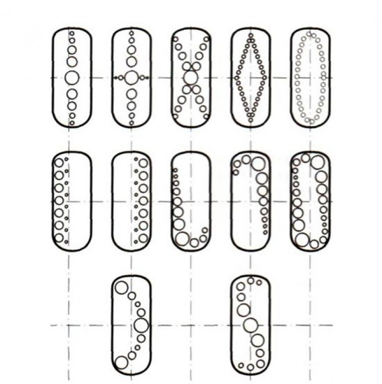 Схема для дизайна ногтей
