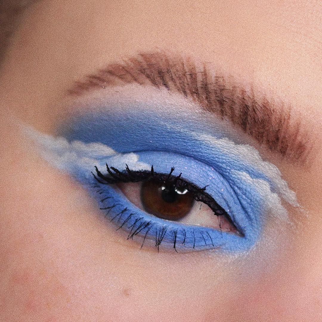 Синий макияж — стильные и яркие идеи применения синего цвета в макияже. способы нанесения синего макияжа (140 фото)