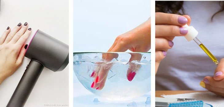 Режим турбосушки: как быстро высушить лак на ногтях?