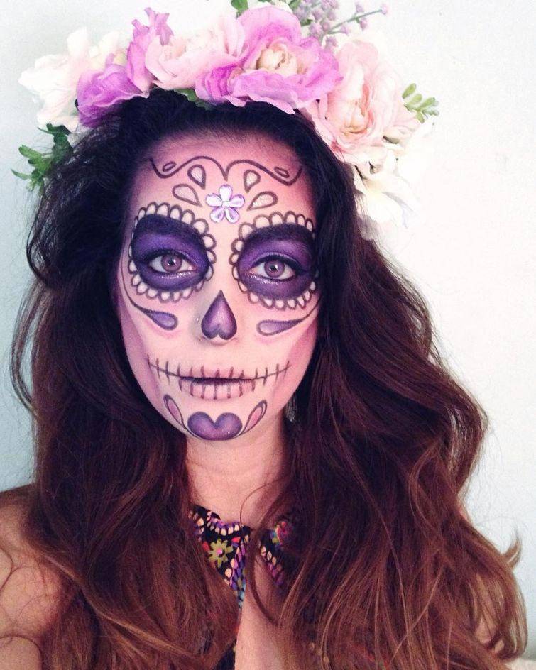Легкий макияж на хэллоуин: 20 несложных образов своими руками