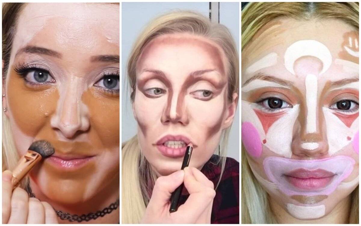 Как зрительно уменьшить нос с помощью макияжа
