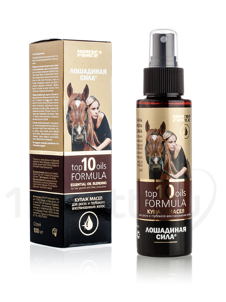 Купаж масел от лошадиной силы top 10 oils formula для желающих иметь объёмные, крепкие и здоровые волосы | отзывы покупателей