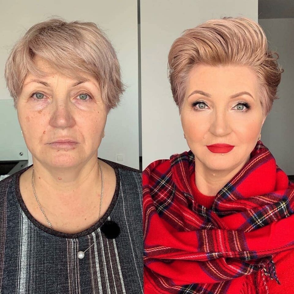 Как правильно сделать макияж в домашних условиях пошаговое фото для 50 лет женщине для начинающих
