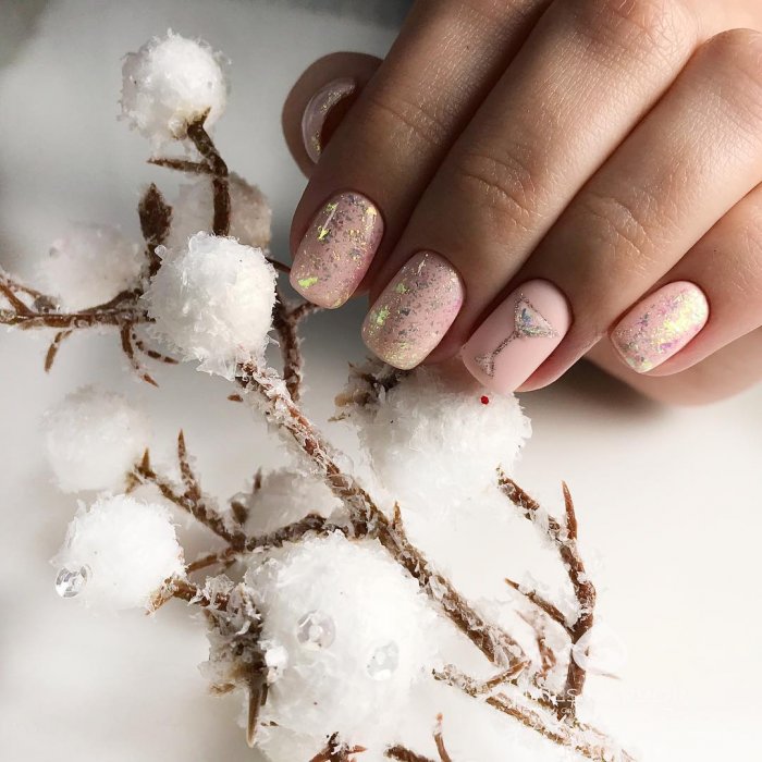 Маникюр зима 2020-2021. более 200 фото новинок модного дизайна ногтей