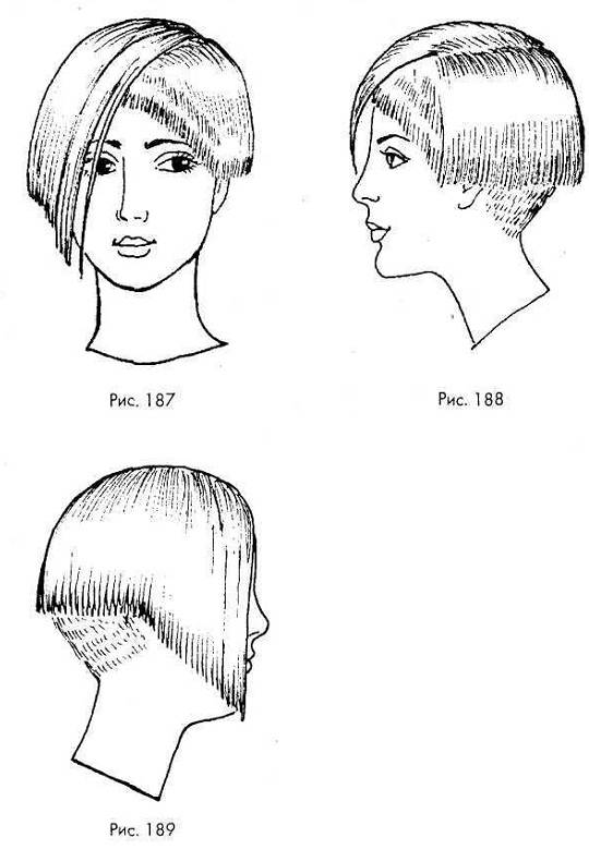 Схема стрижки боб каре
